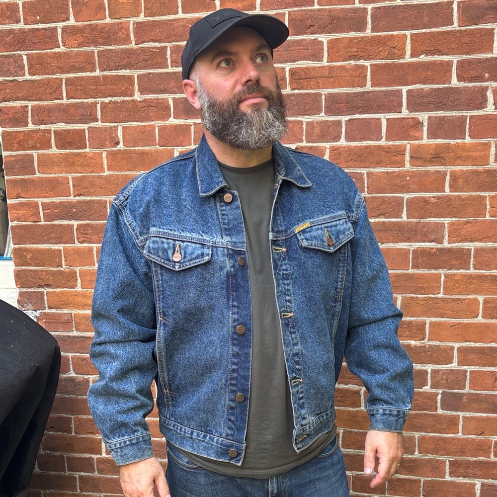 Edwin Blue Trucker Denim Jean Jacket Japanese - Picture 2 of 9